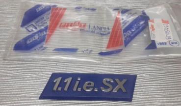 Modellzeichen, Typzeichen "1.1  i.e. SX" (7716637), Fiat Lancia / Original